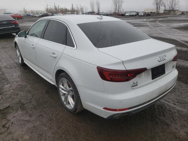 2018 AUDI A4 TECHNIK WAUCNAF49JN010042