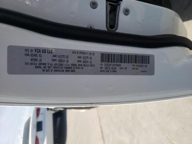 2019 DODGE CHARGER R/ 2C3CDXCT1KH738456