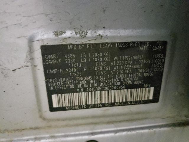 4S4BRBCC0E3200958 Subaru Outback 2. 2014. Фото: 9