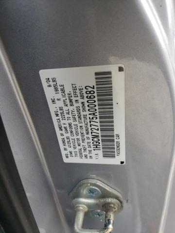 1HGCM72775A000682 Honda Accord Ex 2005. Фото: 9