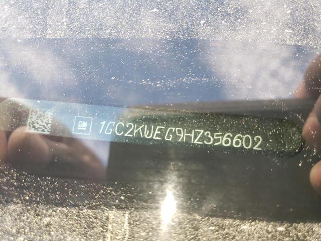 2017 CHEVROLET SILVRDO LT 1GC2KUEG9HZ356602