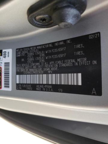 5TDYRKEC7MS023639 Toyota Sienna Xle 2021. Фото: 9