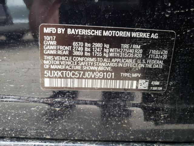 2018 BMW X5 XDR40E 5UXKT0C57J0V99101