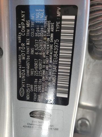 KM8JT3AF1EU843975 Hyundai Tucson Gls 2014. Фото: 9