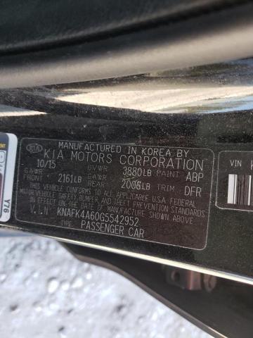 KNAFK4A60G5542952 Kia Forte Lx 2016. Фото: 9