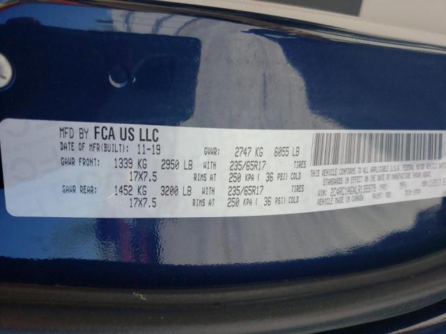 2020 CHRYSLER VOYAGER L 2C4RC1AGXLR135979