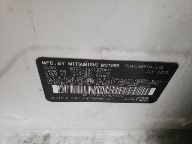 2015 MITSUBISHI MIRAGE DE ML32A3HJ0FH044162