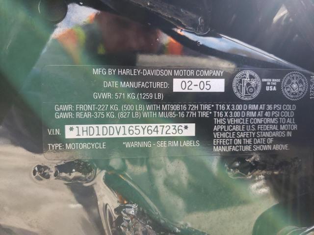 2005 HARLEY-DAVIDSON FLHT 1HD1DDV165Y647236