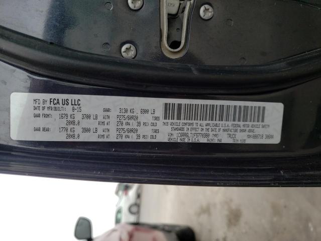 2015 DODGE RAM 1C6RR6LT1FS770380