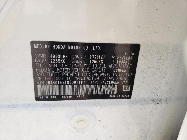 2016 ACURA RLX TECH JH4KC1F51GC001187