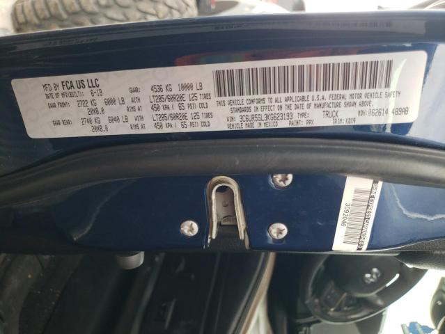 2019 RAM 2500 LIMIT 3C6UR5SL3KG623193