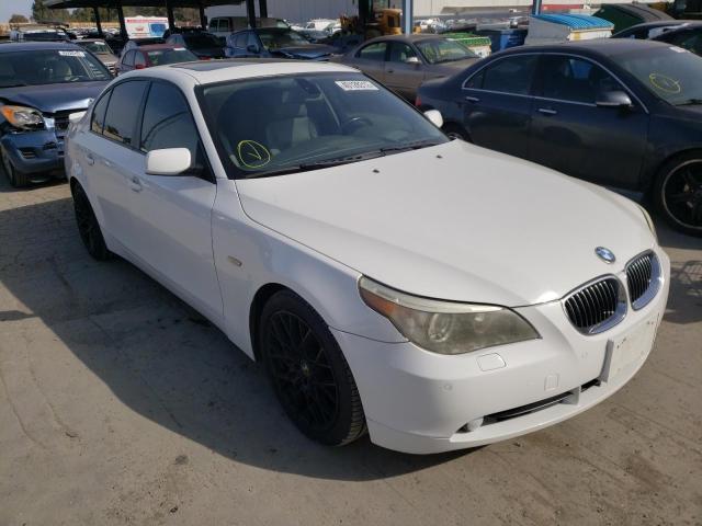Salvage cars for sale from Copart Hayward, CA: 2006 BMW 550 I