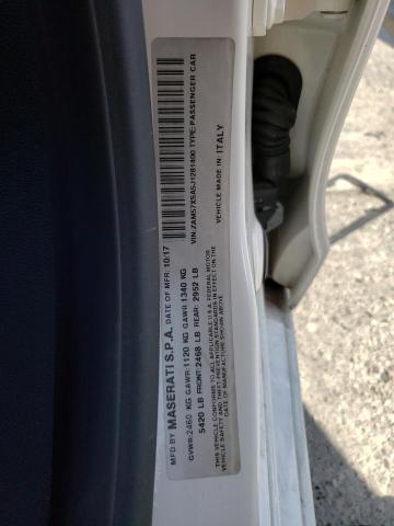 2018 MASERATI GHIBLI ZAM57XSA5J1281400