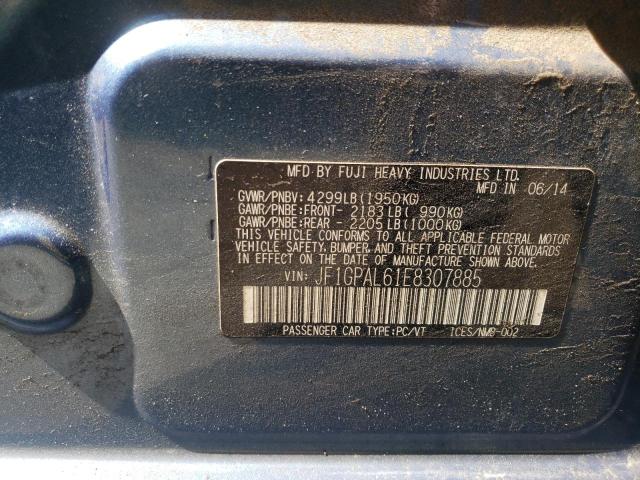 JF1GPAL61E8307885 Subaru Impreza