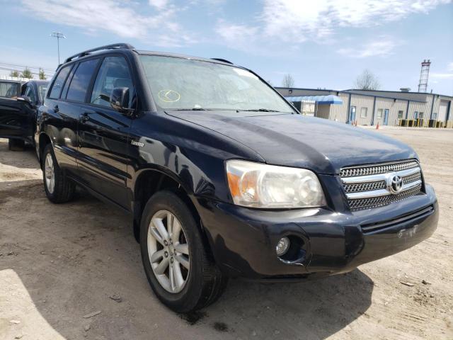 Salvage cars for sale from Copart Finksburg, MD: 2006 Toyota Highlander