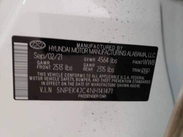 2022 HYUNDAI SONATA N L 5NPEK4JC4NH141471