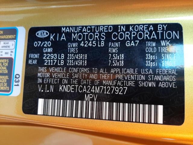 2021 KIA SELTOS SX KNDETCA24M7127927