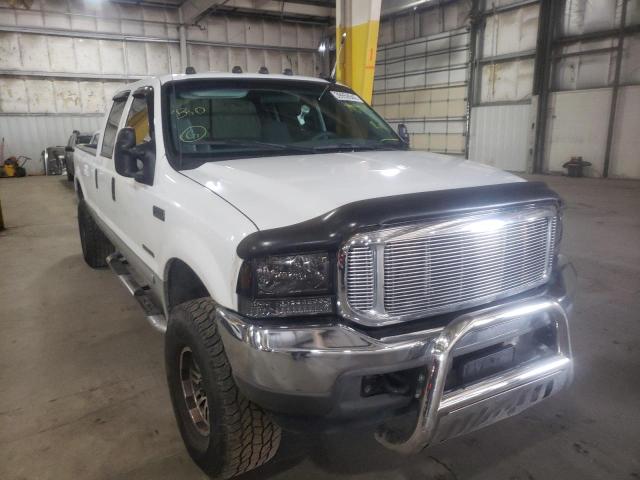 Salvage cars for sale from Copart Woodburn, OR: 2002 Ford F350 SRW S