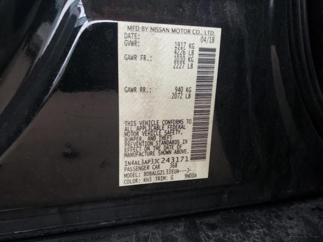 2018 NISSAN ALTIMA 2.5 1N4AL3AP3JC243171