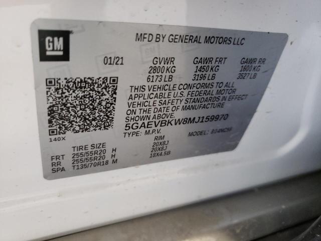 2021 BUICK ENCLAVE PR 5GAEVBKW8MJ159970
