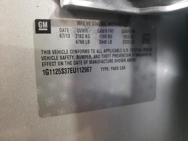 1G1125S37EU112967 Chevrolet Impala Lt 2014. Фото: 9