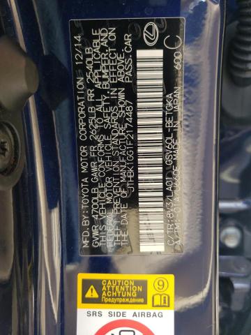 JTHBK1GG1F2174487 Lexus Es 350 2015. Фото: 9