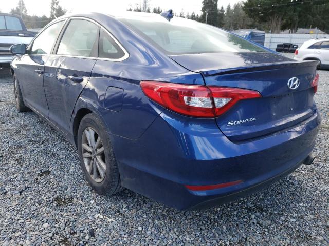 5NPE24AF3HH461704 Hyundai Sonata Se 2017. Фото: 2