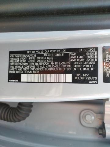 2021 VOLVO XC40 RECHA YV4ED3UR6M2577739