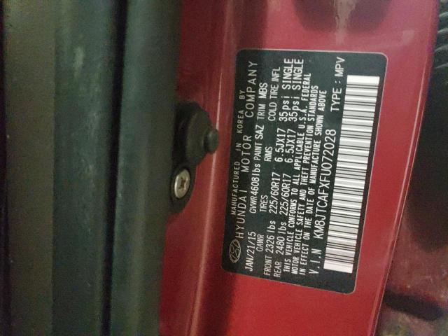 KM8JTCAFXFU072028 Hyundai Tucson Gls 2015. Фото: 9