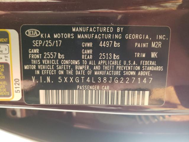 2018 KIA OPTIMA LX 5XXGT4L38JG227147