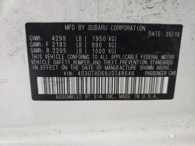 4S3GTAD69J3748546 Subaru Impreza Premium Plus