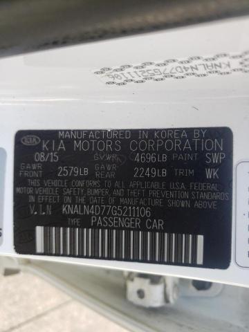 2016 KIA CADENZA LU KNALN4D77G5211106