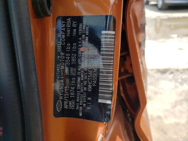 2015 HYUNDAI ACCENT GS KMHCT5AE5FU233557