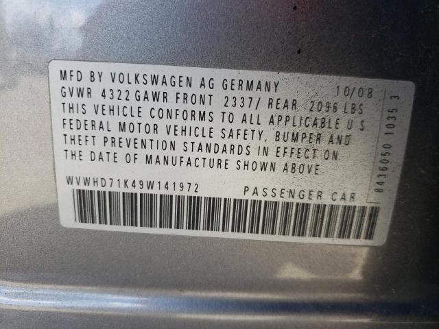 WVWHD71K49W141972 Volkswagen Gti 2009. Фото: 9