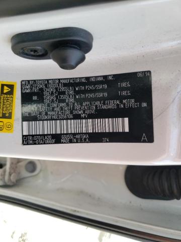 5TDDKRFH6ES056106 Toyota Highlander 2014. Фото: 9