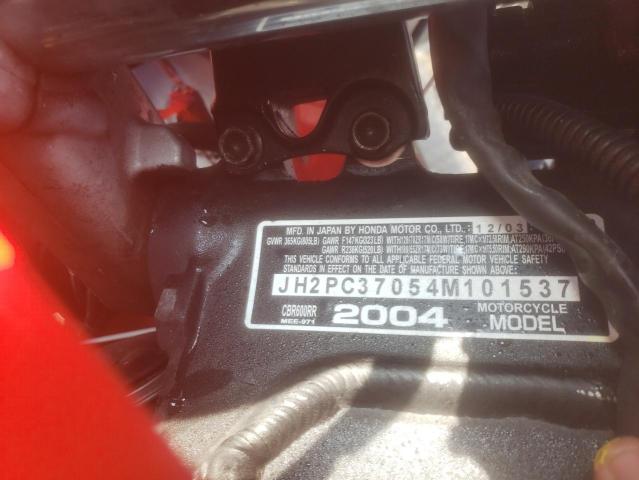 2004 HONDA CBR 600 F3 JH2PC37054M101537