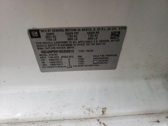 3GCUKPEH1EG358813 Chevrolet Silverado 2014. Фото: 9