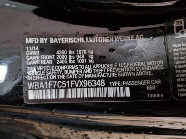 2015 BMW 228 XI WBA1F7C51FVX96348