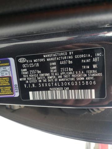 2019 KIA OPTIMA LX 5XXGT4L30KG315806