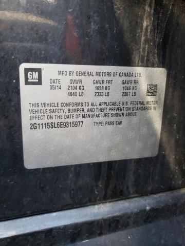 2G1115SL6E9315977 Chevrolet Impala Lt 2014. Фото: 9