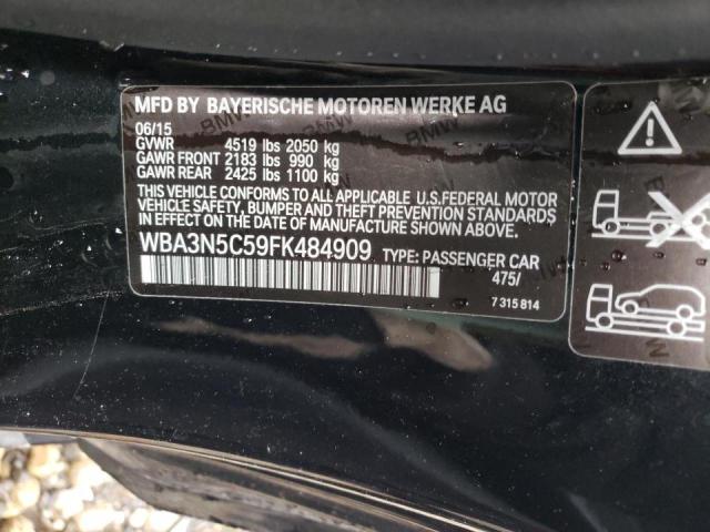 2015 BMW 428 XI WBA3N5C59FK484909