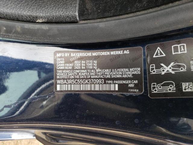 2016 BMW 435 XI WBA3R5C55GK370993
