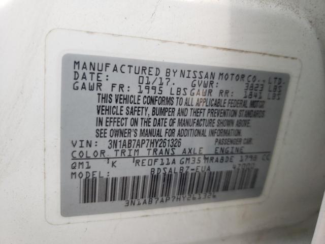 2017 NISSAN UK 3N1AB7AP7HY261326