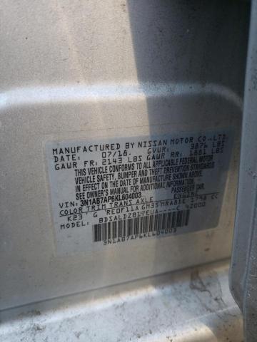 2019 NISSAN SENTRA S 3N1AB7AP6KL604003