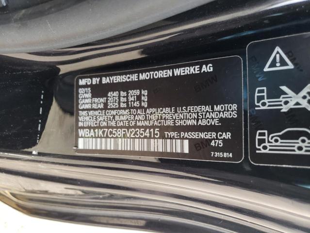 2015 BMW 228 XI WBA1K7C58FV235415