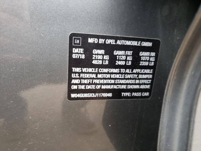2018 BUICK REGAL TOUR W04GU8SX3J1176946