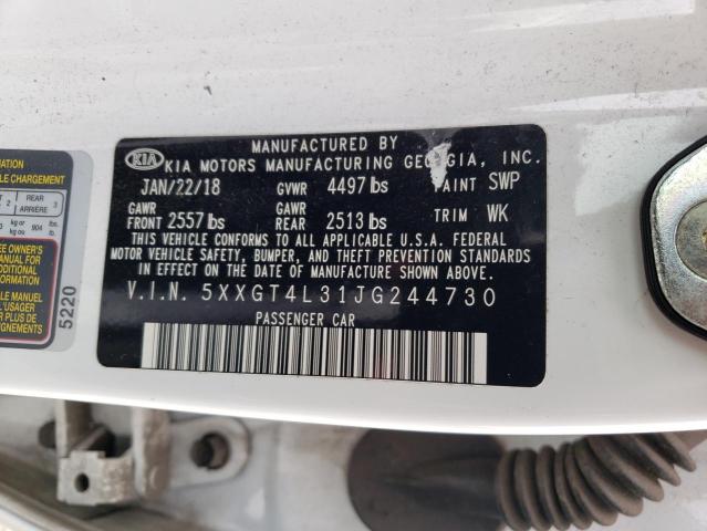 2018 KIA OPTIMA LX 5XXGT4L31JG244730
