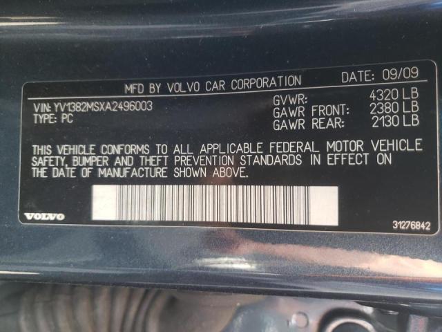 YV1382MSXA2496003 Volvo S40