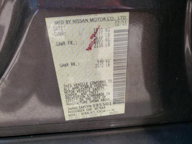 2015 NISSAN ALTIMA 2.5 1N4AL3AP7FN395501