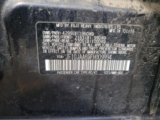 JF1GJAA69FH009994 Subaru Impreza 2015. Фото: 9